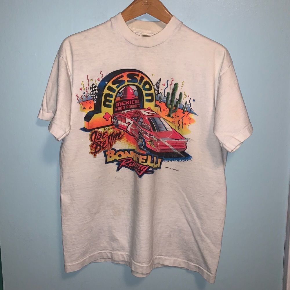 Vintage Race Car Tshirt Size XL